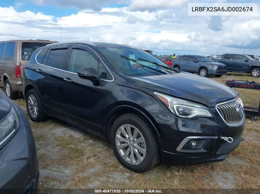 2018 Buick Envision Essence VIN: LRBFX2SA6JD002674 Lot: 40477030