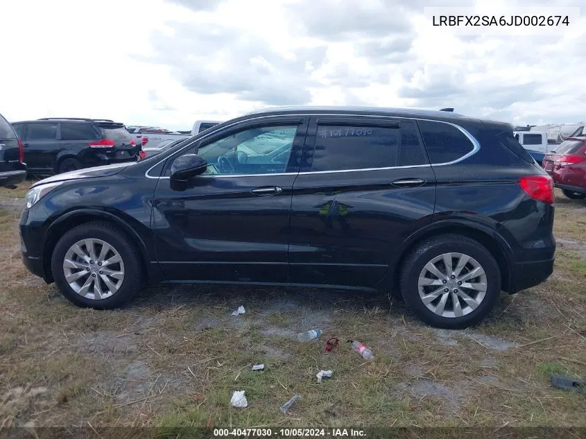 2018 Buick Envision Essence VIN: LRBFX2SA6JD002674 Lot: 40477030