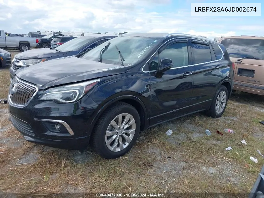 2018 Buick Envision Essence VIN: LRBFX2SA6JD002674 Lot: 40477030