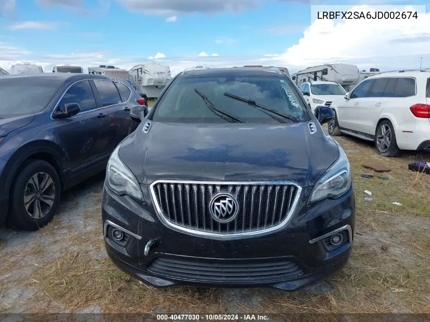 2018 Buick Envision Essence VIN: LRBFX2SA6JD002674 Lot: 40477030