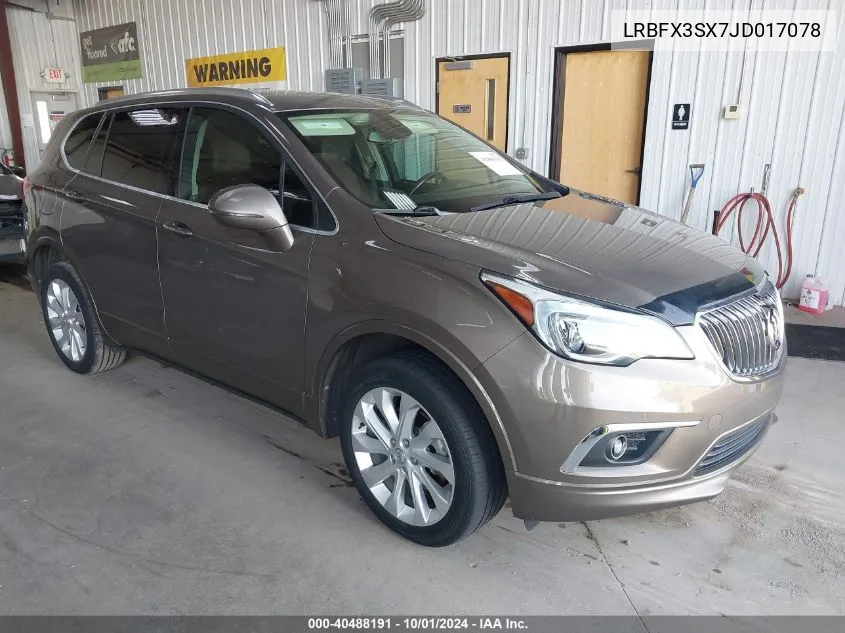 2018 Buick Envision Premium I VIN: LRBFX3SX7JD017078 Lot: 40488191