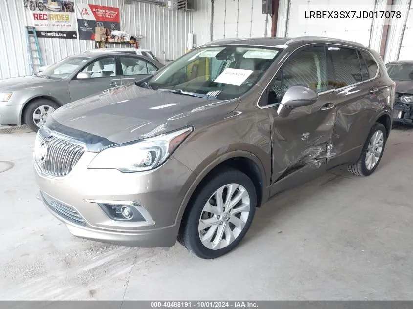 LRBFX3SX7JD017078 2018 Buick Envision Premium I