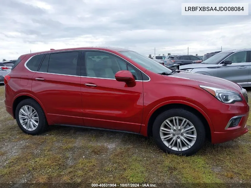 2018 Buick Envision Preferred VIN: LRBFXBSA4JD008084 Lot: 40531904