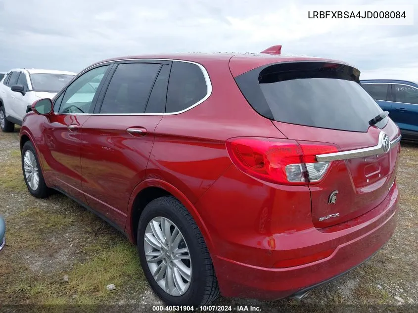 2018 Buick Envision Preferred VIN: LRBFXBSA4JD008084 Lot: 40531904