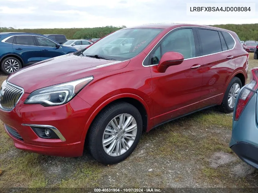 2018 Buick Envision Preferred VIN: LRBFXBSA4JD008084 Lot: 40531904