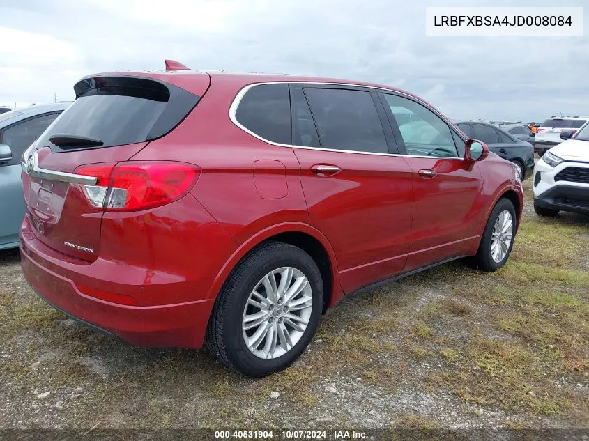 2018 Buick Envision Preferred VIN: LRBFXBSA4JD008084 Lot: 40531904