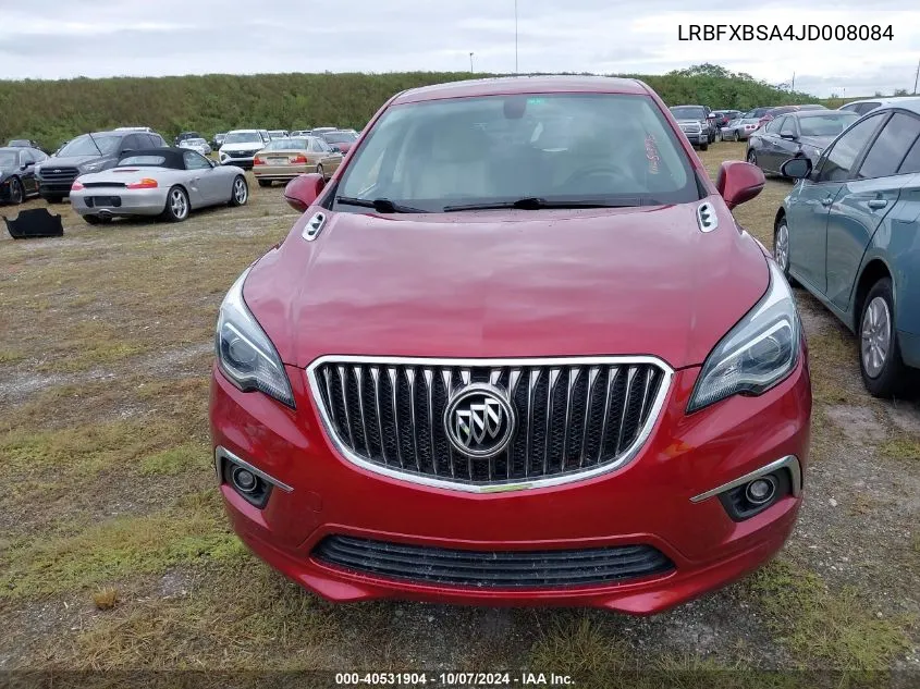 2018 Buick Envision Preferred VIN: LRBFXBSA4JD008084 Lot: 40531904