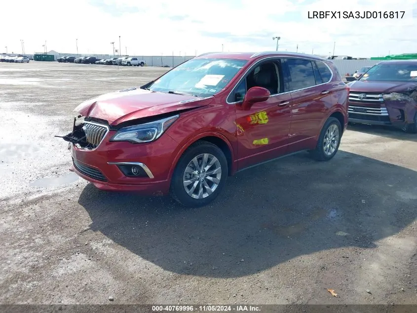 2018 Buick Envision Essence VIN: LRBFX1SA3JD016817 Lot: 40769996