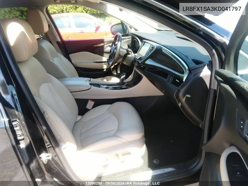 2019 Buick Envision VIN: LRBFX1SA3KD041797 Lot: 12090298