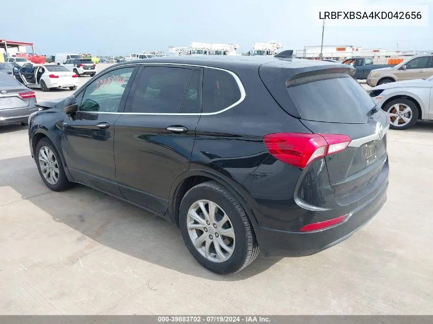 LRBFXBSA4KD042656 2019 Buick Envision Fwd Preferred