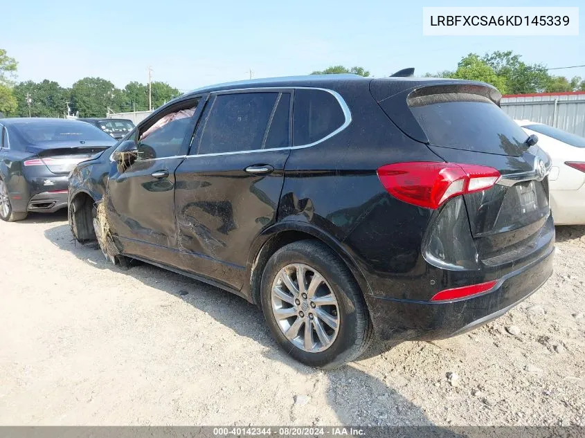 2019 Buick Envision Essence VIN: LRBFXCSA6KD145339 Lot: 40142344