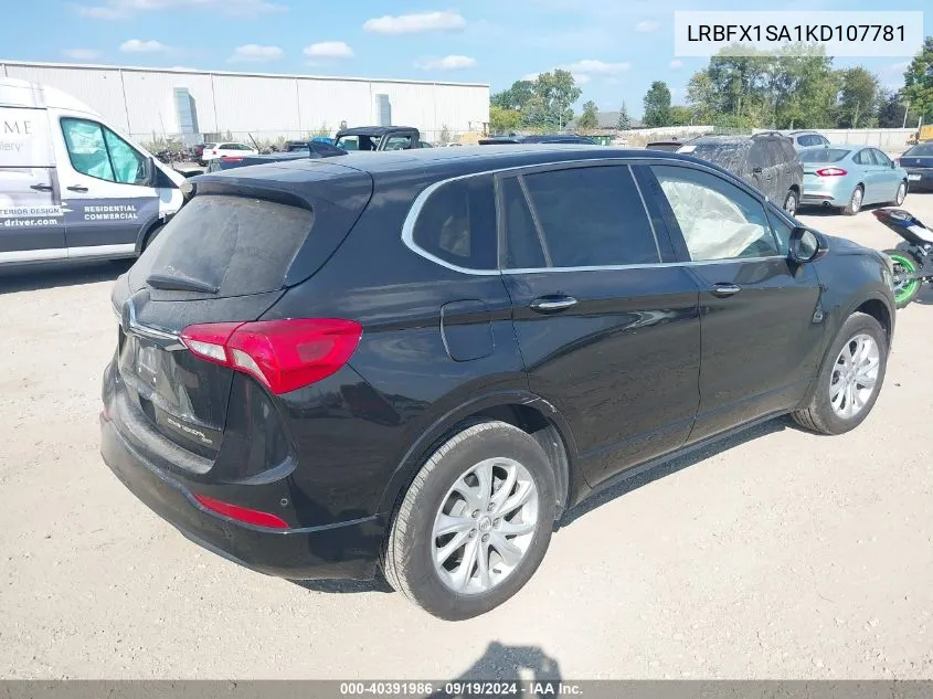 LRBFX1SA1KD107781 2019 Buick Envision Awd Preferred