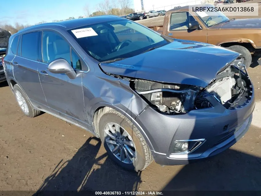 2019 Buick Envision Awd Essence VIN: LRBFX2SA6KD013868 Lot: 40836783