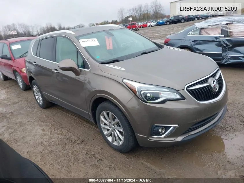 2019 Buick Envision Awd Essence VIN: LRBFX2SA9KD015209 Lot: 40877484