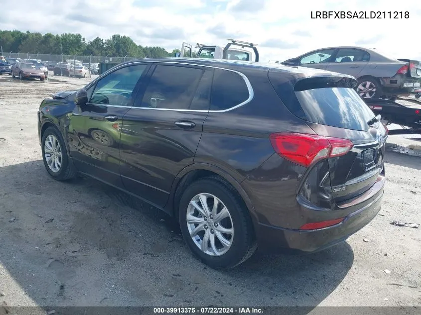 LRBFXBSA2LD211218 2020 Buick Envision Fwd Preferred