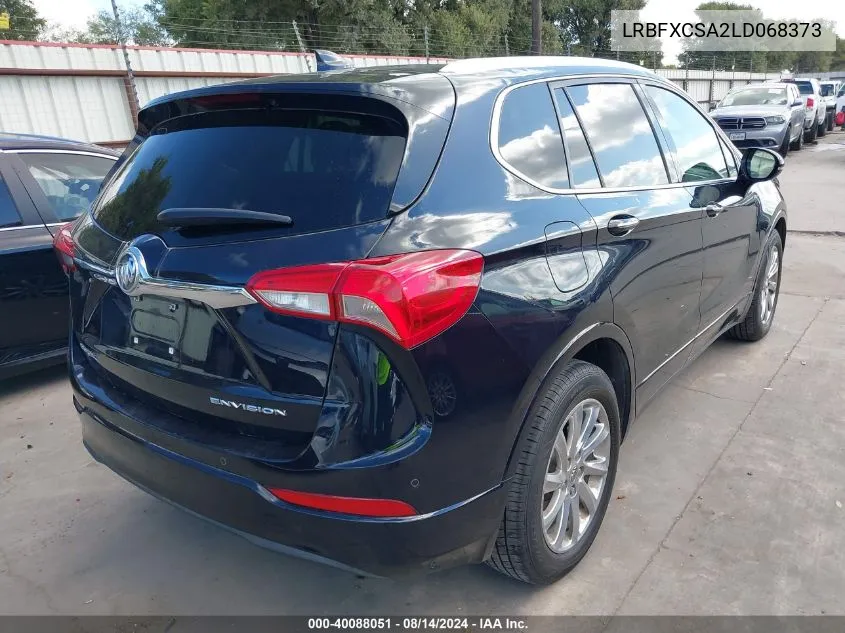 2020 Buick Envision Fwd Essence VIN: LRBFXCSA2LD068373 Lot: 40088051