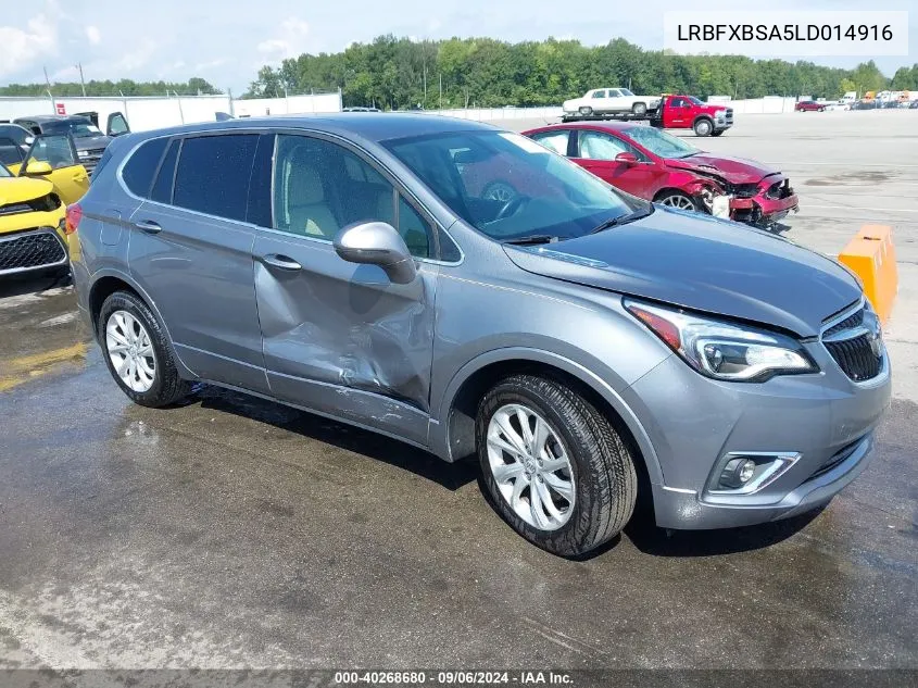 2020 Buick Envision Fwd Preferred VIN: LRBFXBSA5LD014916 Lot: 40268680