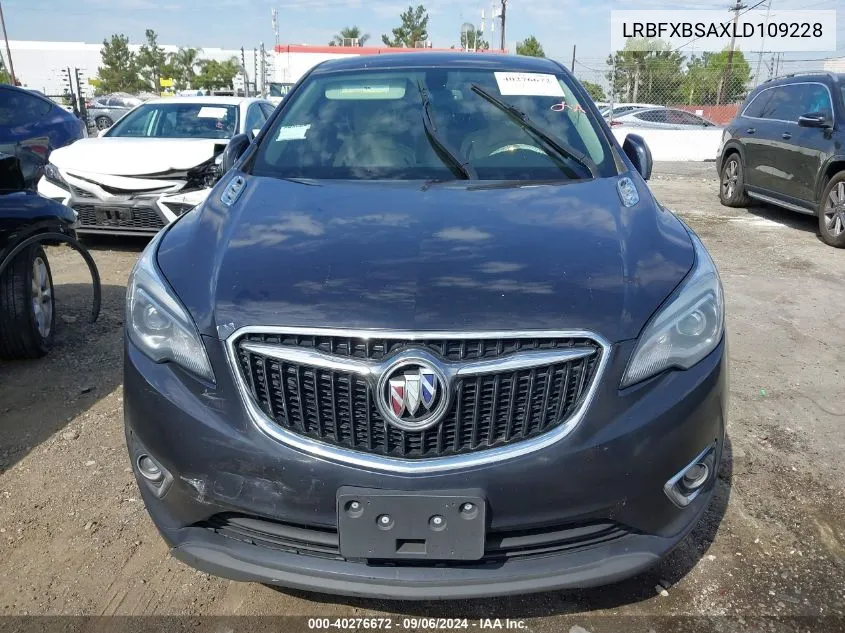 LRBFXBSAXLD109228 2020 Buick Envision Fwd Preferred