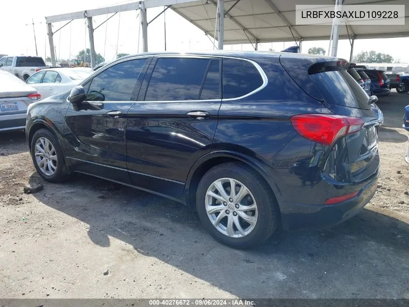 LRBFXBSAXLD109228 2020 Buick Envision Fwd Preferred