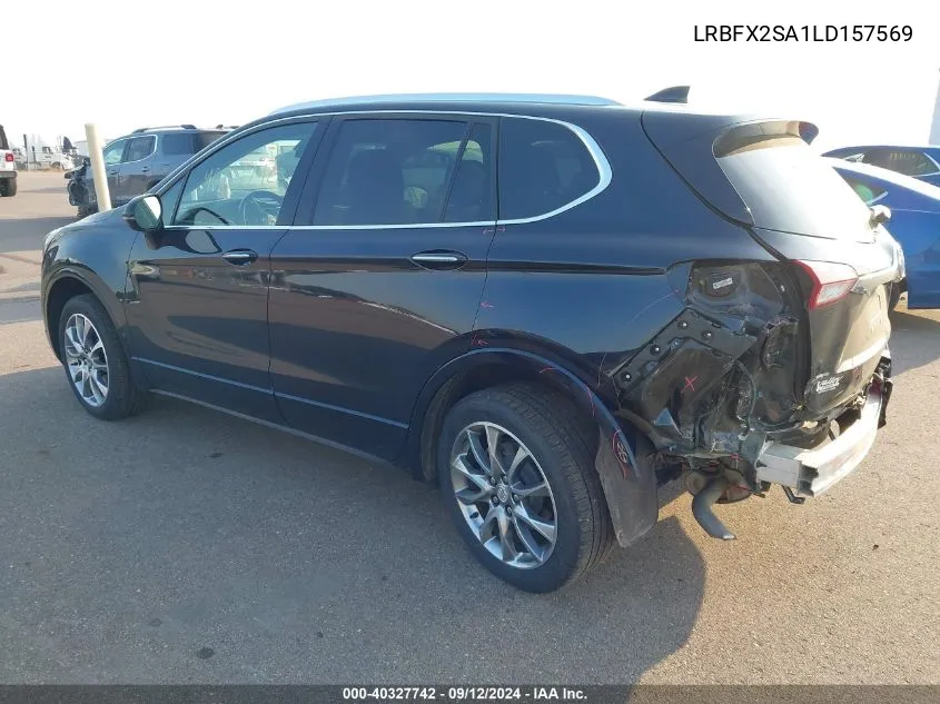 2020 Buick Envision Essence VIN: LRBFX2SA1LD157569 Lot: 40327742