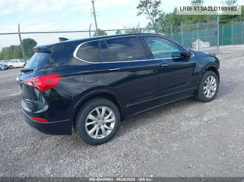 2020 Buick Envision Preferred VIN: LRBFX1SA2LD198982 Lot: 40439602