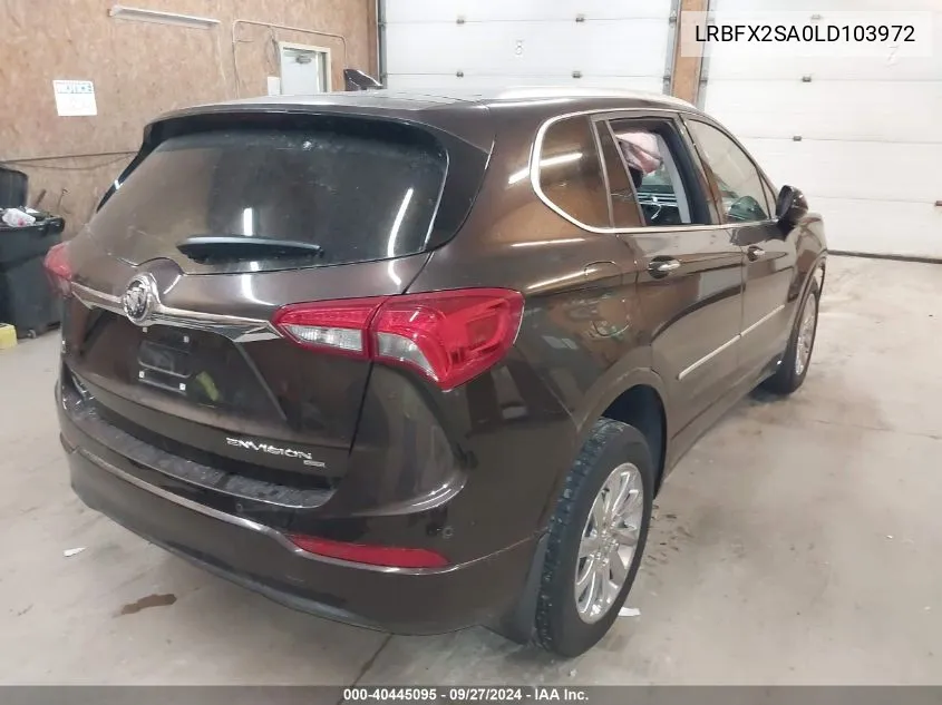 2020 Buick Envision Awd Essence VIN: LRBFX2SA0LD103972 Lot: 40445095