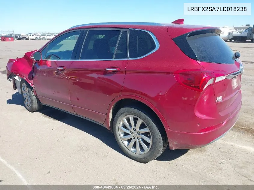 LRBFX2SA7LD018238 2020 Buick Envision Awd Essence