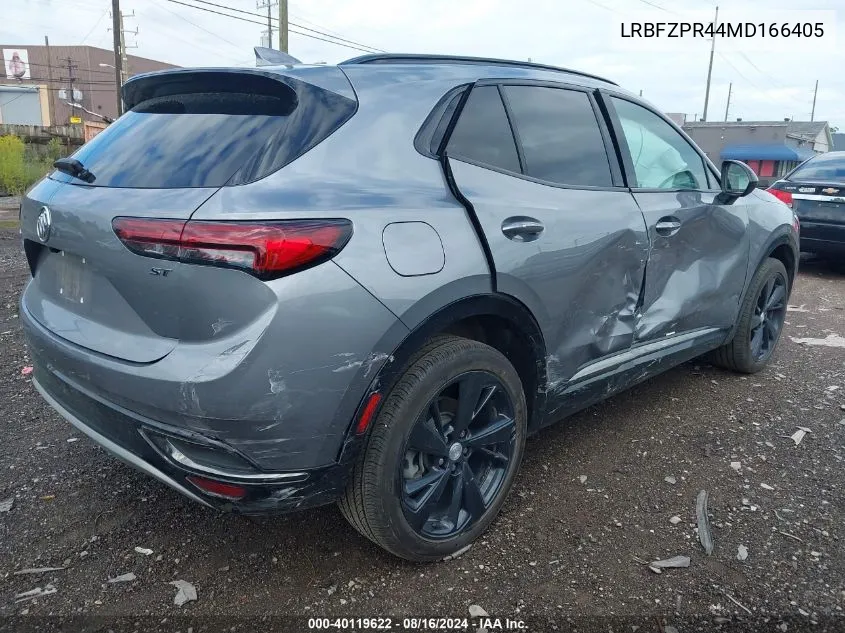 2021 Buick Envision Awd Essence VIN: LRBFZPR44MD166405 Lot: 40119622