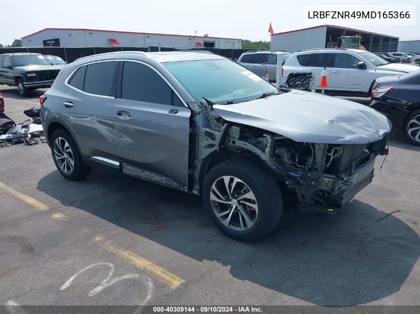 2021 Buick Envision Fwd Essence VIN: LRBFZNR49MD165366 Lot: 40309144