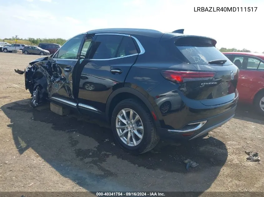 LRBAZLR40MD111517 2021 Buick Envision Preferred