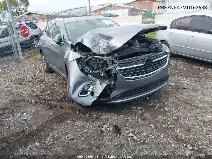 LRBFZNR47MD163633 2021 Buick Envision Fwd Essence