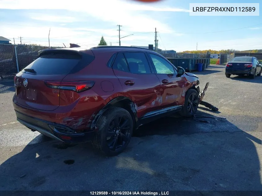 LRBFZPR4XND112589 2022 Buick Envision