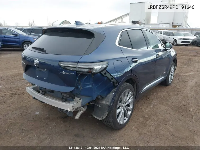 2023 Buick Envision VIN: LRBFZSR49PD191646 Lot: 12113812