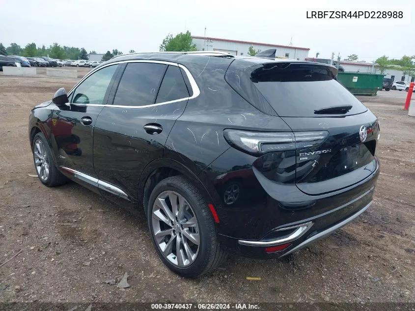 LRBFZSR44PD228988 2023 Buick Envision Avenir Awd