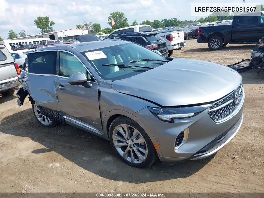 2023 Buick Envision Avenir Awd VIN: LRBFZSR45PD081967 Lot: 39935082