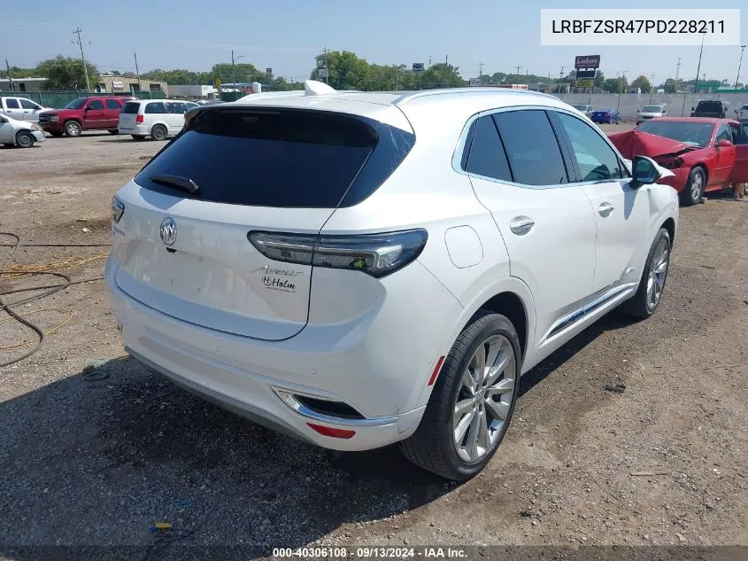 2023 Buick Envision Avenir Awd VIN: LRBFZSR47PD228211 Lot: 40306108