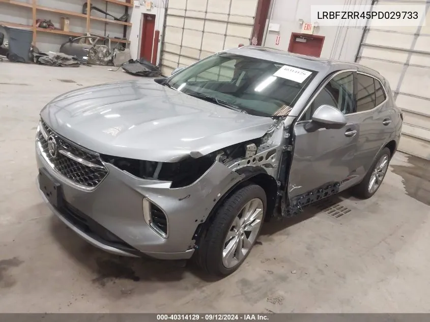 LRBFZRR45PD029733 2023 Buick Envision Avenir Fwd