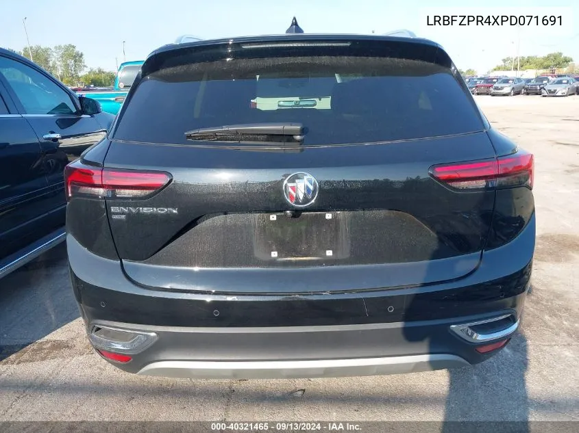 2023 Buick Envision Essence Awd VIN: LRBFZPR4XPD071691 Lot: 40321465