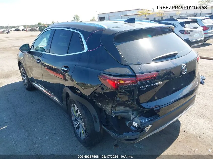 2023 Buick Envision Essence Awd VIN: LRBFZPR49PD216963 Lot: 40367568