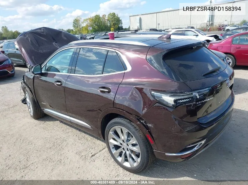 2023 Buick Envision Avenir Awd VIN: LRBFZSR48PD158394 Lot: 40381489