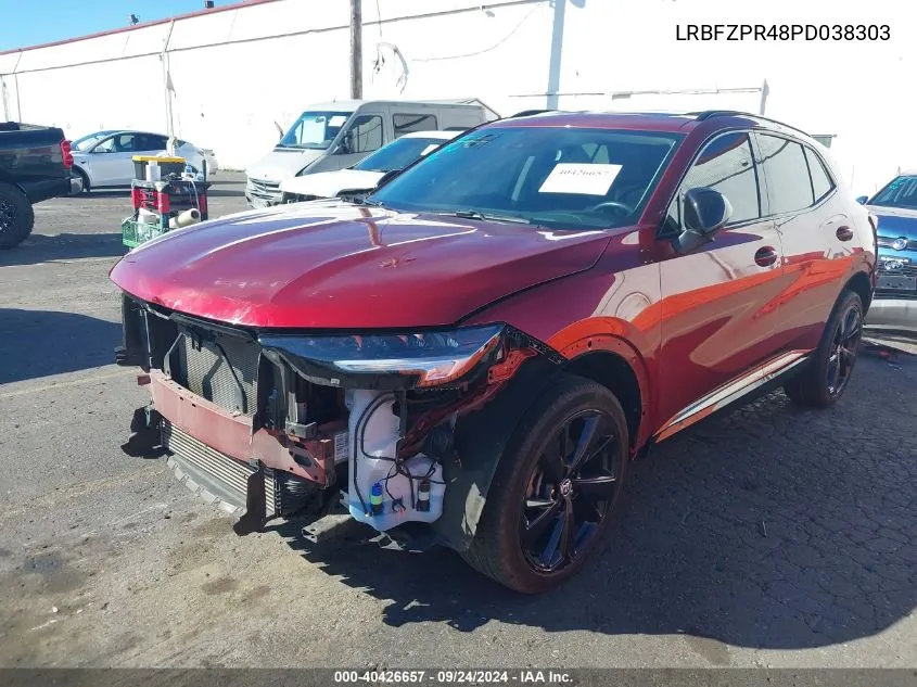 2023 Buick Envision Essence Awd VIN: LRBFZPR48PD038303 Lot: 40426657