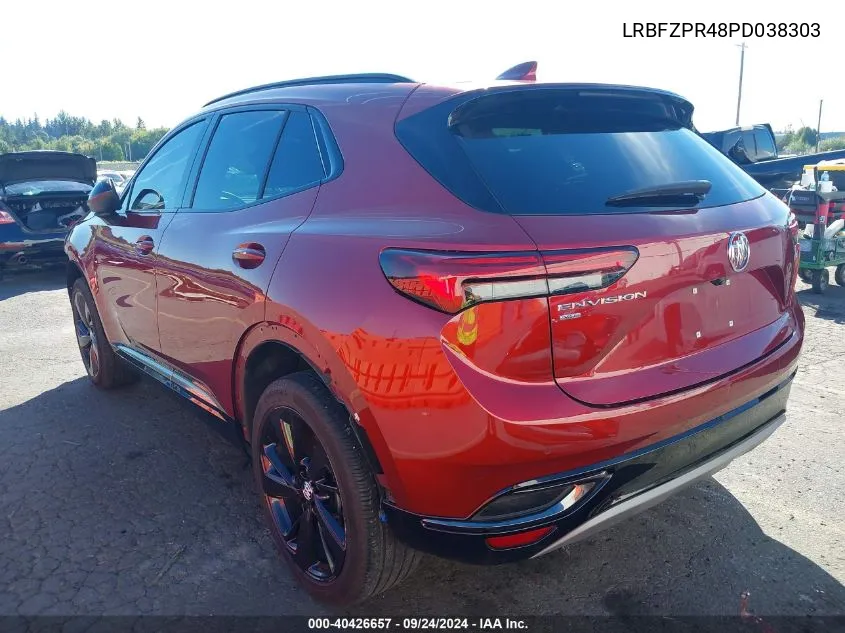 2023 Buick Envision Essence Awd VIN: LRBFZPR48PD038303 Lot: 40426657