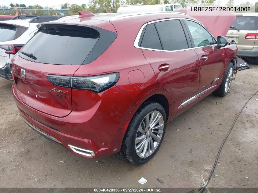 LRBFZSE42RD014008 2024 Buick Envision Avenir Awd