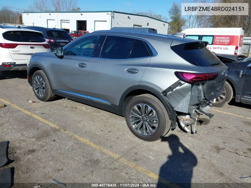 LRBFZME48RD024151 2024 Buick Envision Preferred Awd