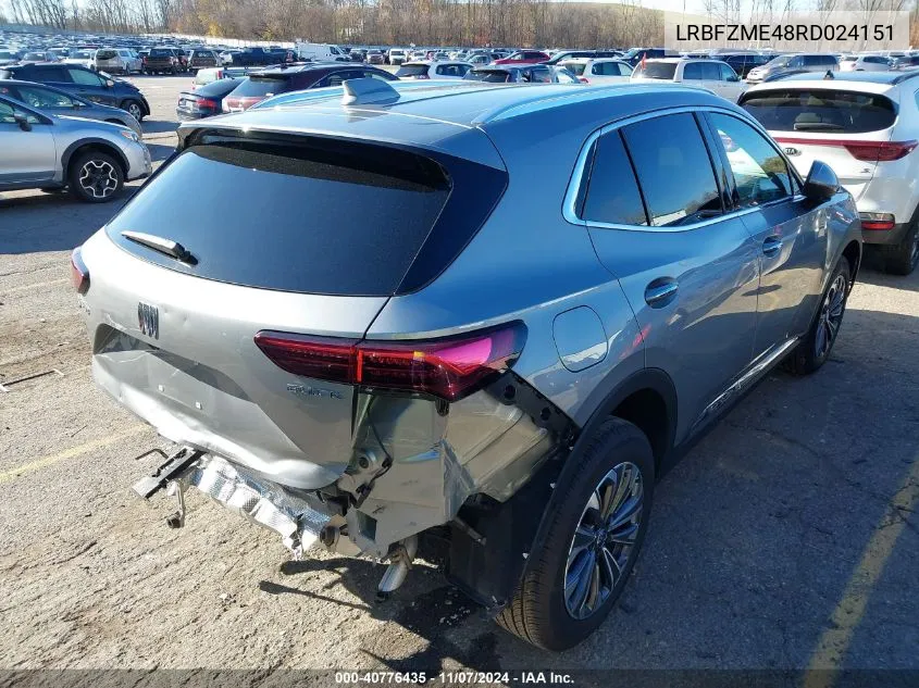 LRBFZME48RD024151 2024 Buick Envision Preferred Awd