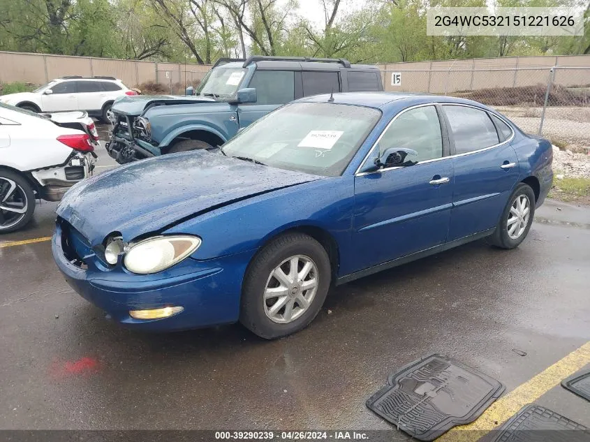 2005 Buick Lacrosse Cx VIN: 2G4WC532151221626 Lot: 39290239