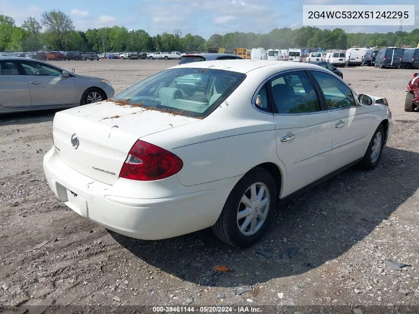 2005 Buick Lacrosse Cx VIN: 2G4WC532X51242295 Lot: 39461144