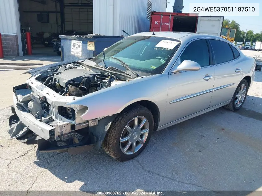 2G4WE537051187510 2005 Buick Lacrosse Cxs