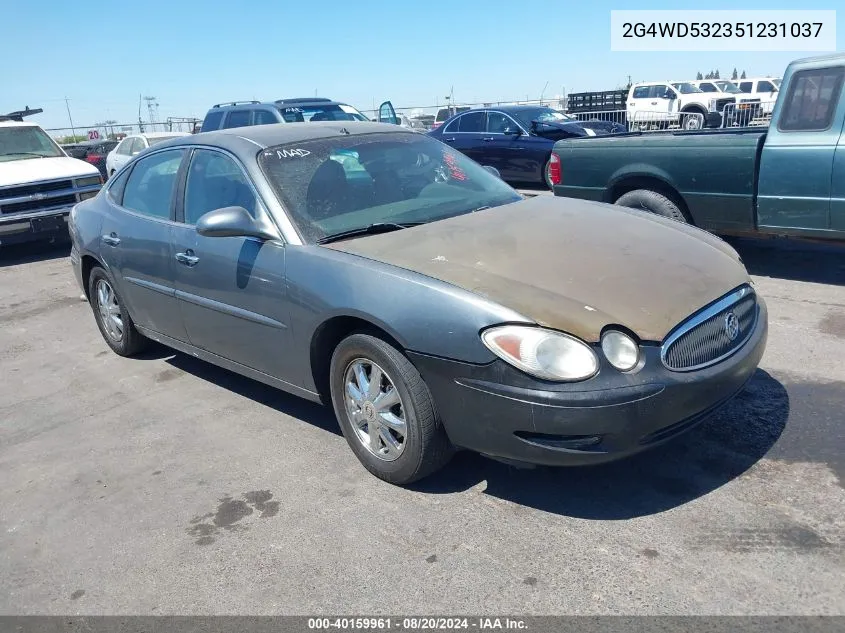 2005 Buick Lacrosse Cxl VIN: 2G4WD532351231037 Lot: 40159961