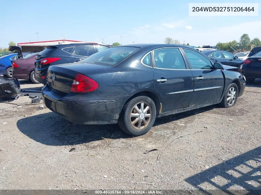 2005 Buick Lacrosse Cxl VIN: 2G4WD532751206464 Lot: 40335764